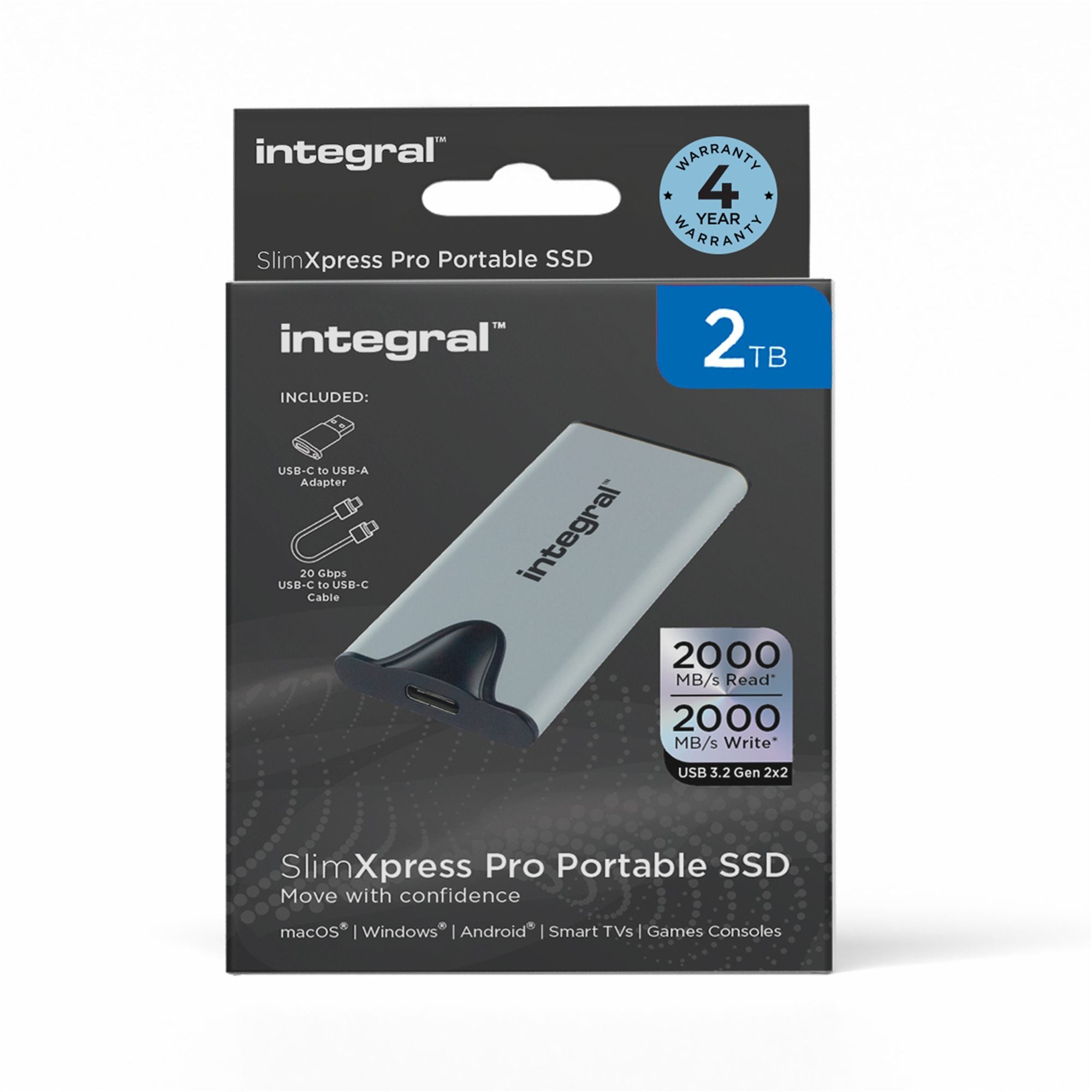 2TB SLIMXPRESS PRO PORTABLE SSD