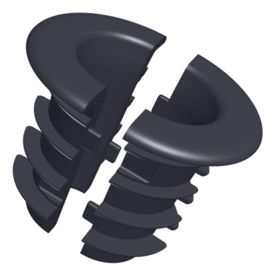 Biamp Grommet for 16mm (5/8in) Hole 7mm ID 10-Pack â€“ Black