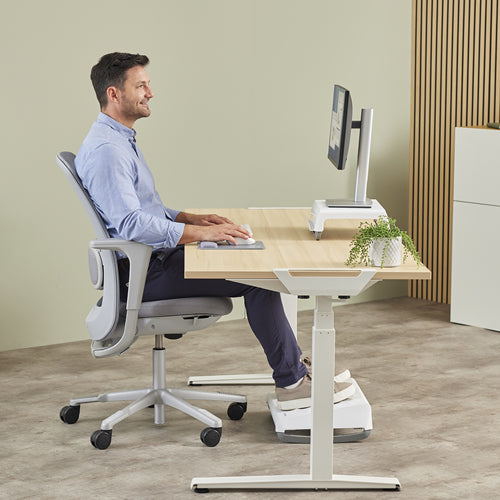FELLOWES Repose-poignets clavier compact Breyta Gris