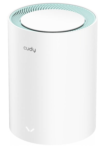 Cudy M1300 1-PACK systeme Wi-Fi maillé Bi-bande (2,4 GHz / 5 GHz) Wi-Fi 5 (802.11ac) Blanc 2 Interne