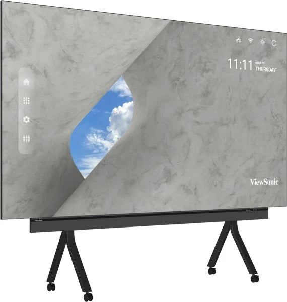 Viewsonic, 163inch Direct View LED Display, 3840x2160P, 13Bit, Refresh Rate 3840Hz, Pixel Pitch 0.9mm, Hdmi Input & Output, COB, Black
