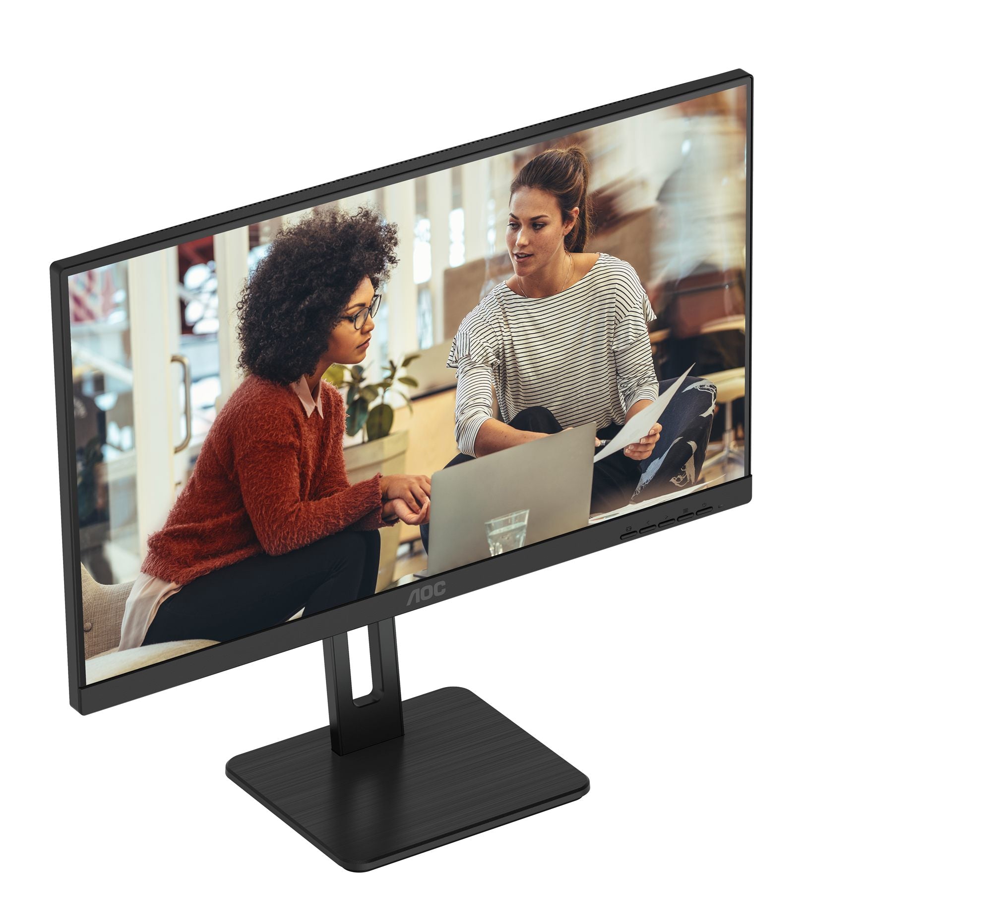 AOC U27E3UF 27p IPS 3840x2160 Monitor 4ms 16:9 2xHDMI DP USB Black