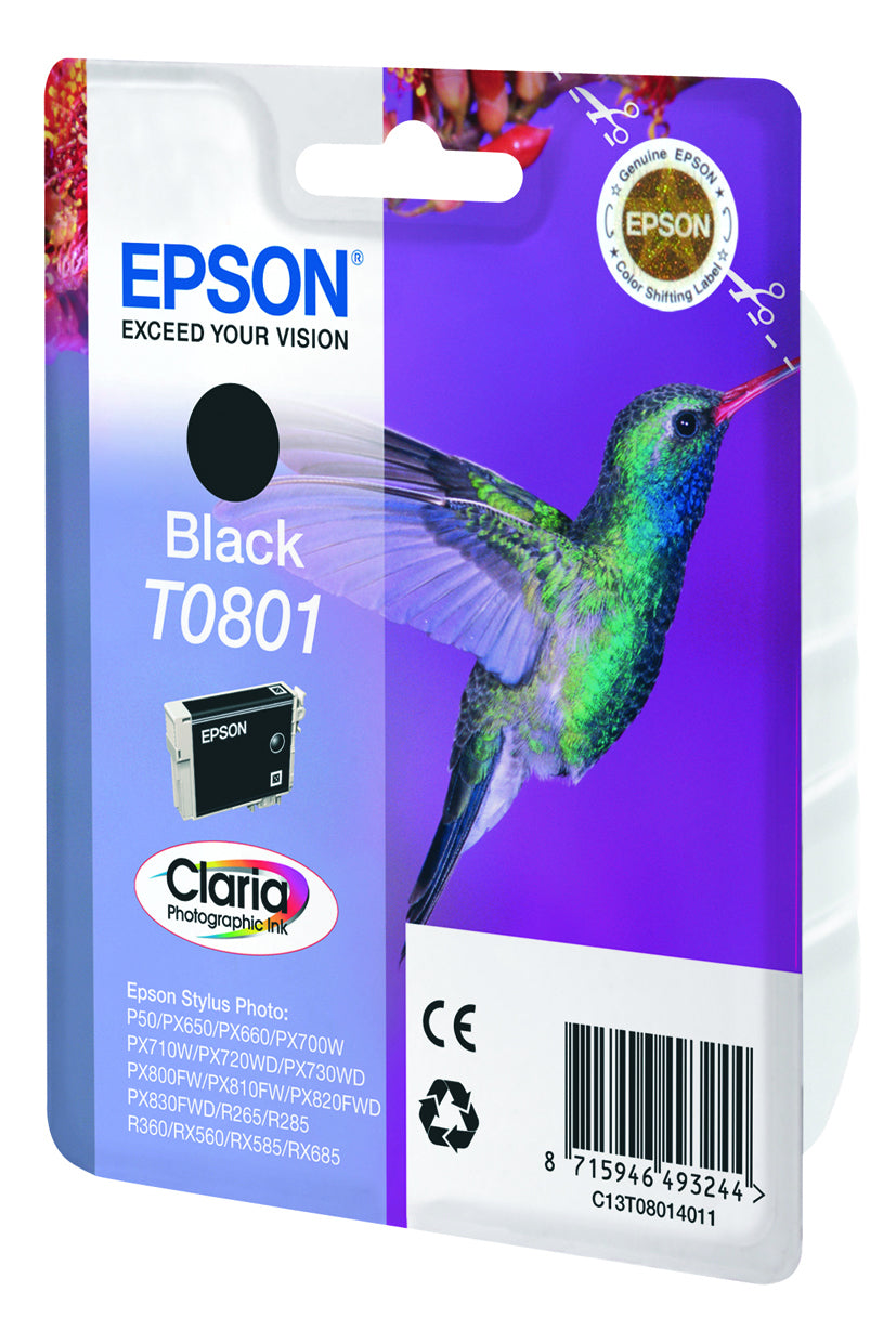 Ink/T0801 Hummingbird 7.4ml BK