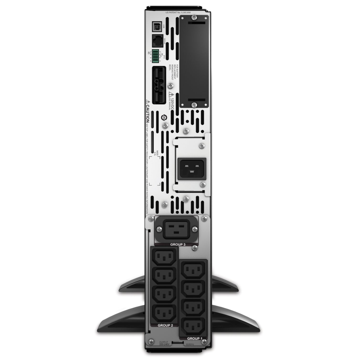 APC Smart-UPS X 2200 Rack/Tower LCD UPS Rack AC 208/230V 1980Watt 2200VA 1-phase RS-232 USB output connectors 11 2U Black