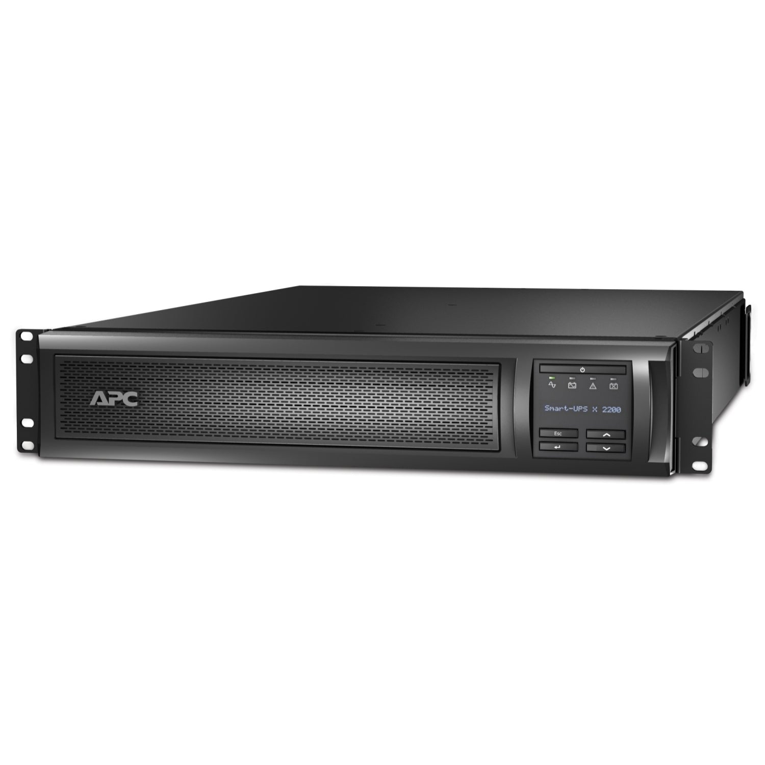 APC Smart-UPS X 2200 Rack/Tower LCD UPS Rack AC 208/230V 1980Watt 2200VA 1-phase RS-232 USB output connectors 11 2U Black