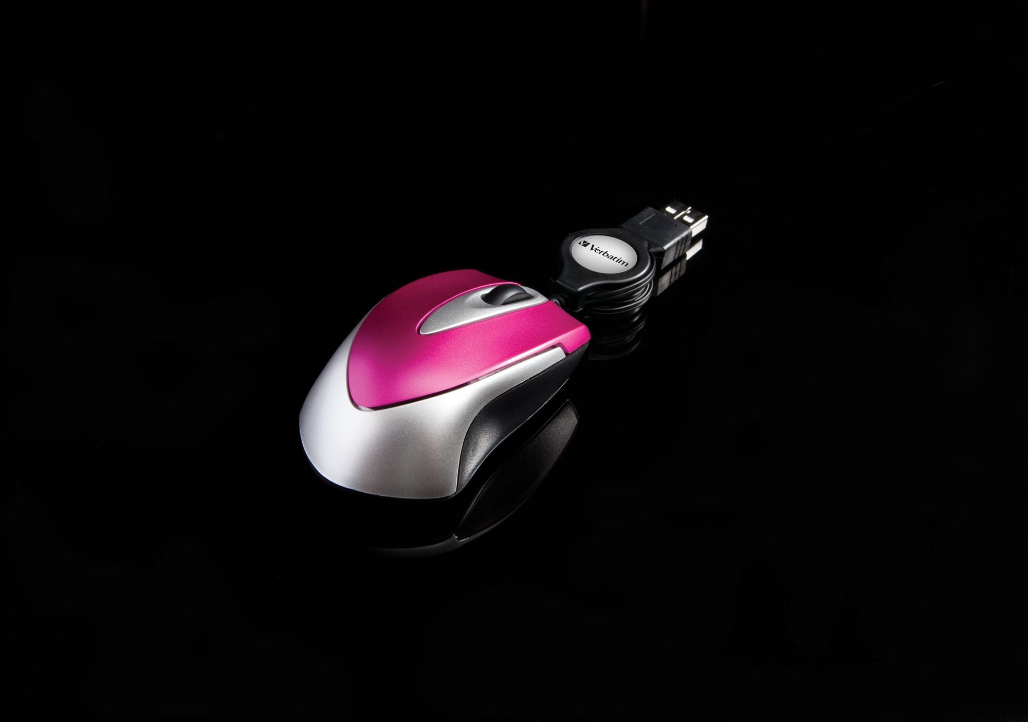 GO MINI OPTICAL TRAVEL MOUSE HOT PINK