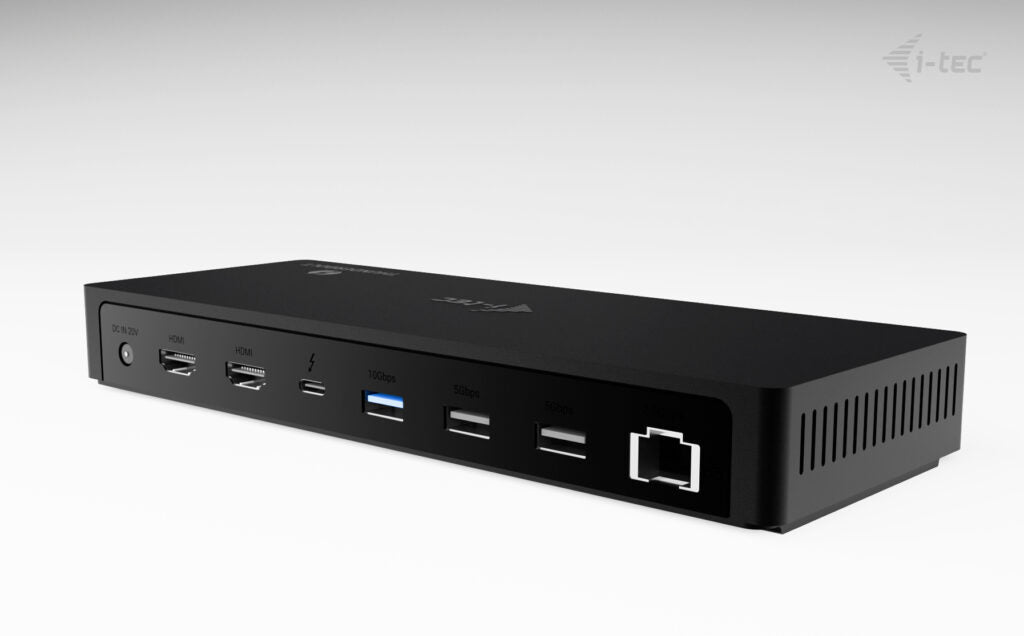 I-TEC Thunderbolt4 3xDisplay DS 2xHDMI 1xTB3 1x2.5GLAN 1xUSB-C Gen2 2xUSB-A Gen2 2xUSB-A Gen1 SD+TF Cardreader 1x Audio/Mic PD 96W