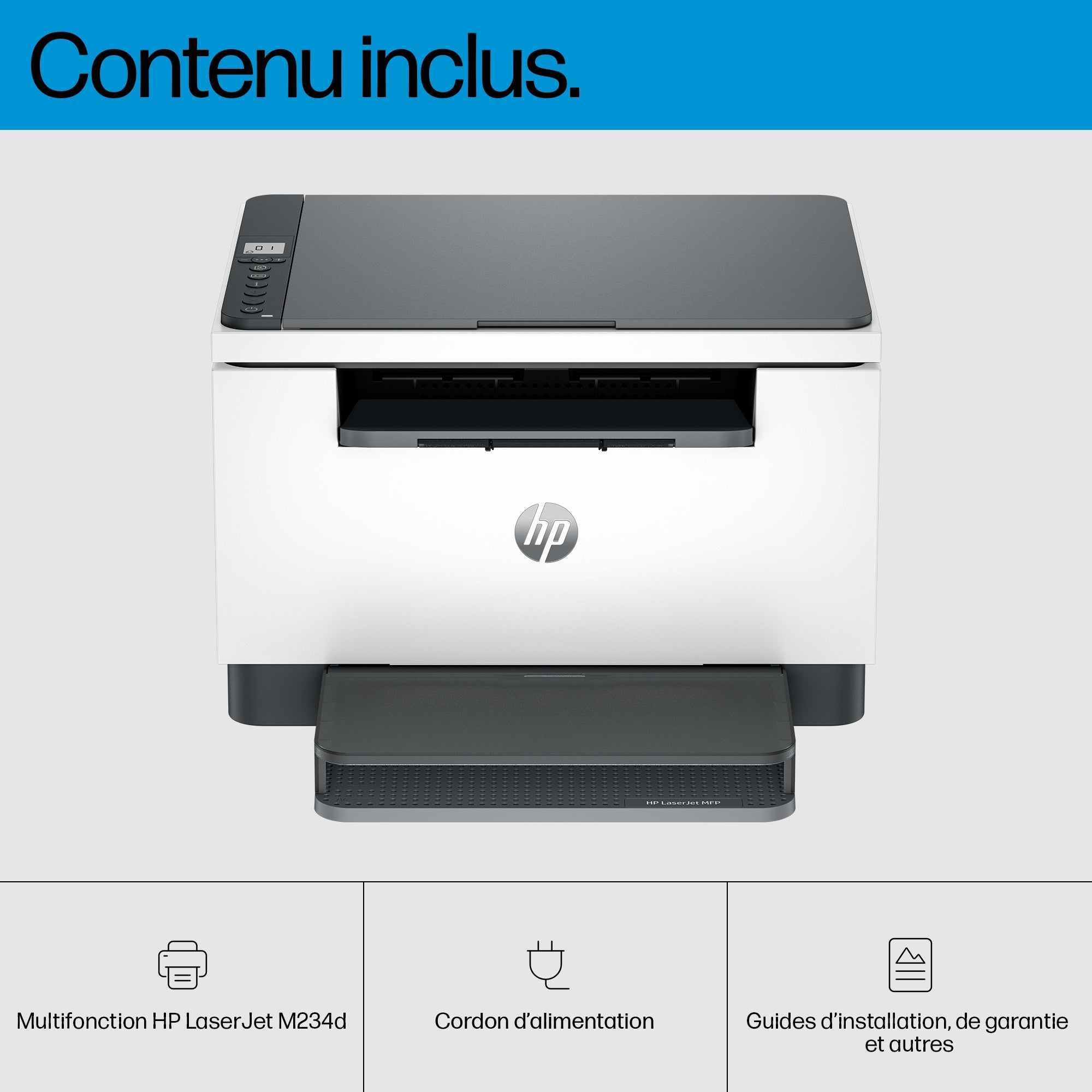 HP LaserJet MFP M234d MFP Mono laser Legal 14ppm Copy 29ppm Print 150sheets USB Bluetooth