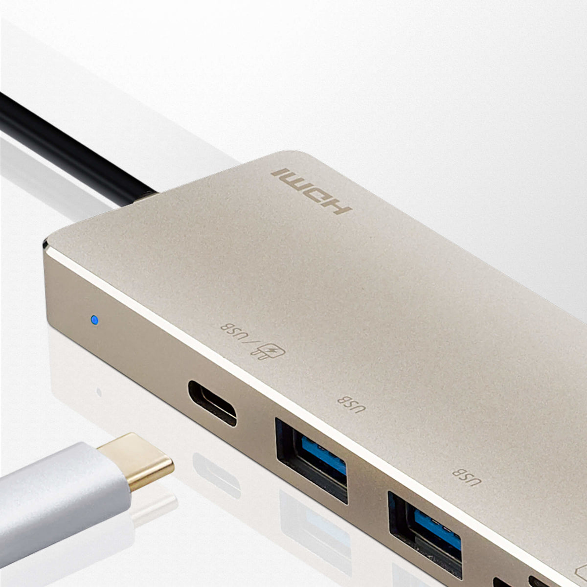 ATEN UH3239 Mini Dock USB-C HDMI Audio 2x USB-A SD USB-C 60W