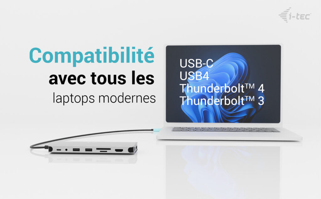 I-TEC USB-C Metal Nano Dock 2x HDMI 1x USB-C Video 1x GLAN 1x Audio/Mic 1xSD/microSD 1x USB 3.2 3x USB-C 3.2 Gen2 2x USB 2.0 PD140W