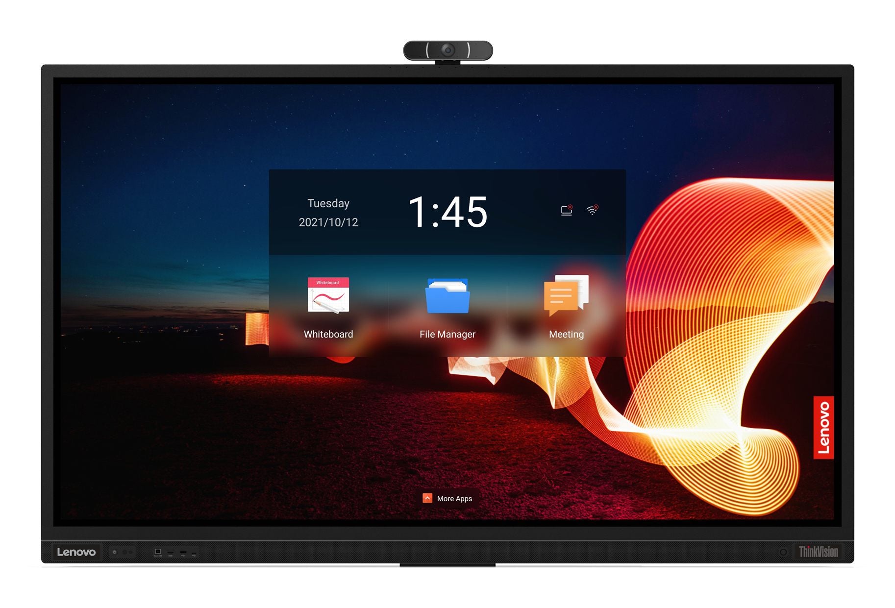 LENOVO ThinkVision iLFD T75 75p 3840x2160 VA Touch DLED 16:9 60Hz HDR10 HDMI USB-C USB-B RJ45 VGA Android 9.0 4K camera TopSeller