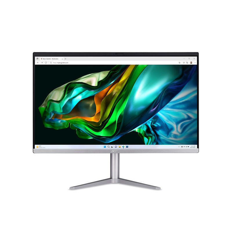 ACER Aspire C24-1300 AMD Ryzen 5 7520U 23.8p FHD 8Go DDR5 512Go SSD AMD Radeon GCN W11H Black Silver Foot