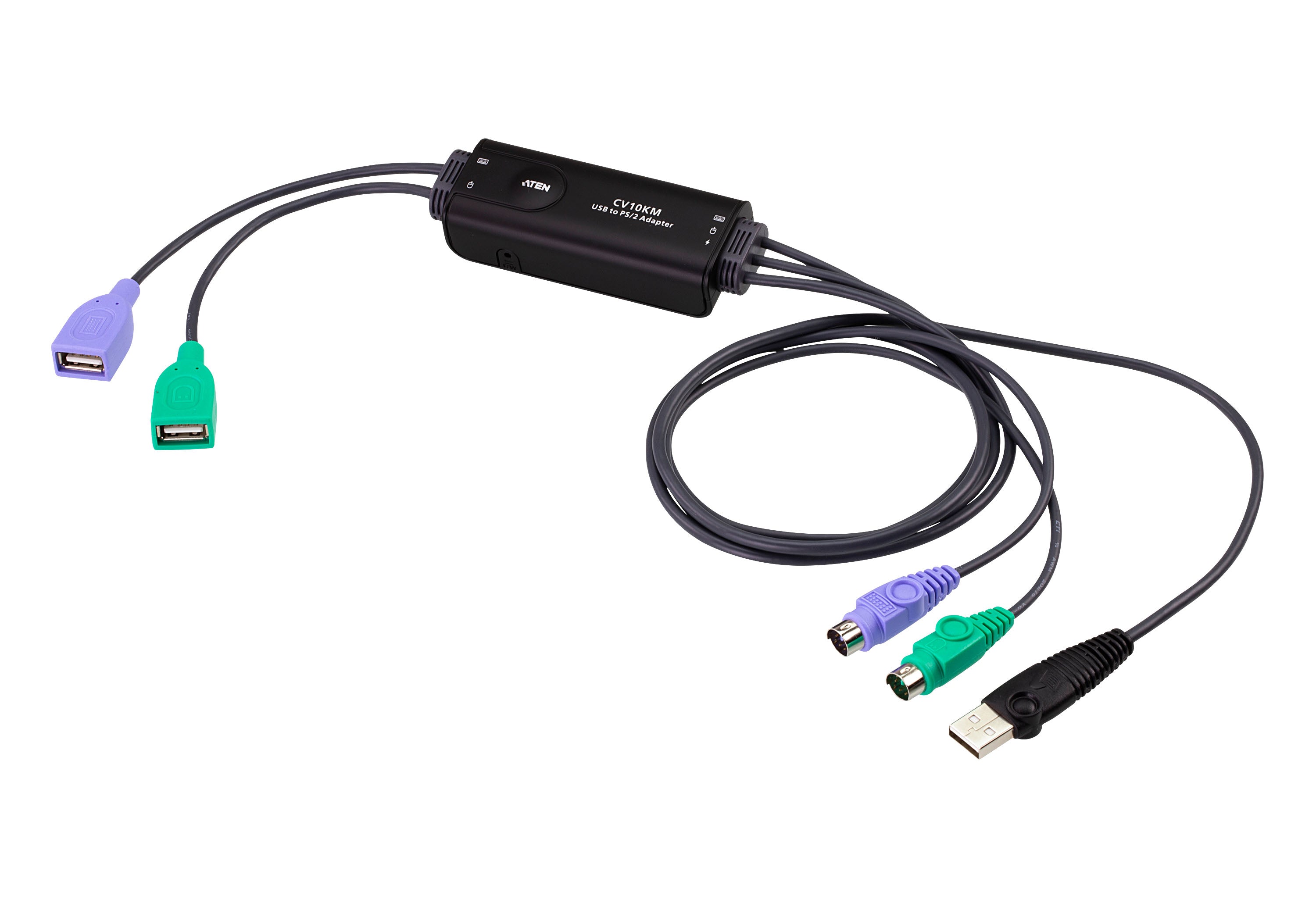 ATEN CV10KM câble kvm Noir 0,8 m