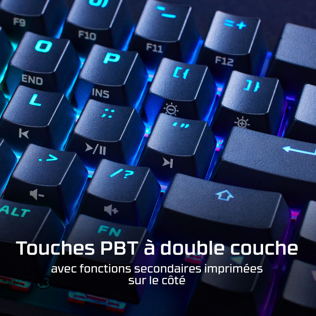 Clavier mécanique HyperX Alloy Origins 65 RGB - interrupteurs HX Red - QWERTY US INT