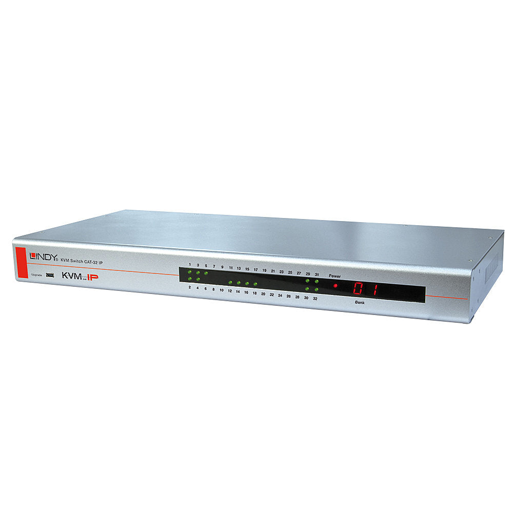 LINDY KVM Switch CAT-32 IP 32 Port USB and PS/2 with remote access through IP