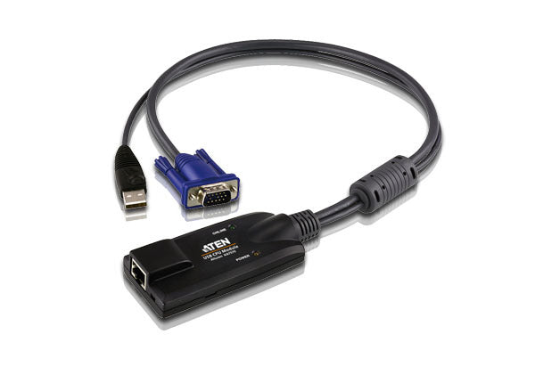 ATEN KA7570-AX câble kvm Noir, Bleu, Métallique