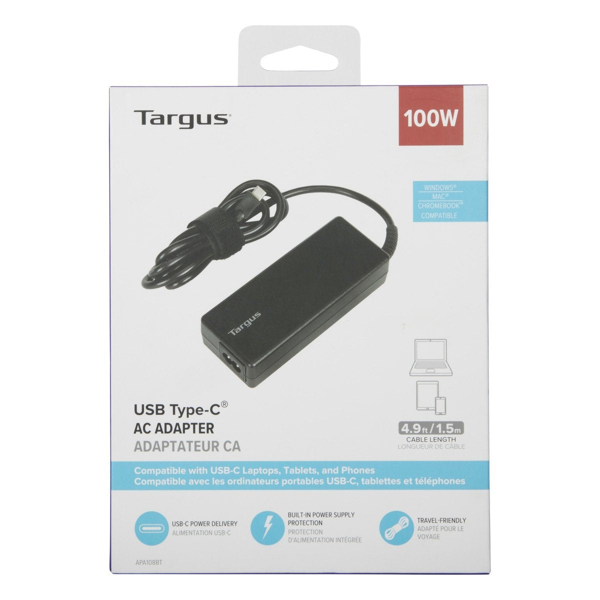 TARGUS USB-C 100W PD Charger