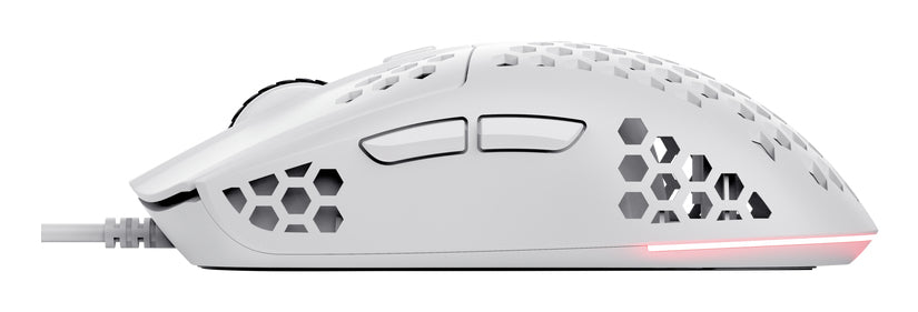 TRUST Souris gaming filaire HELOX ultra légére - Blanche