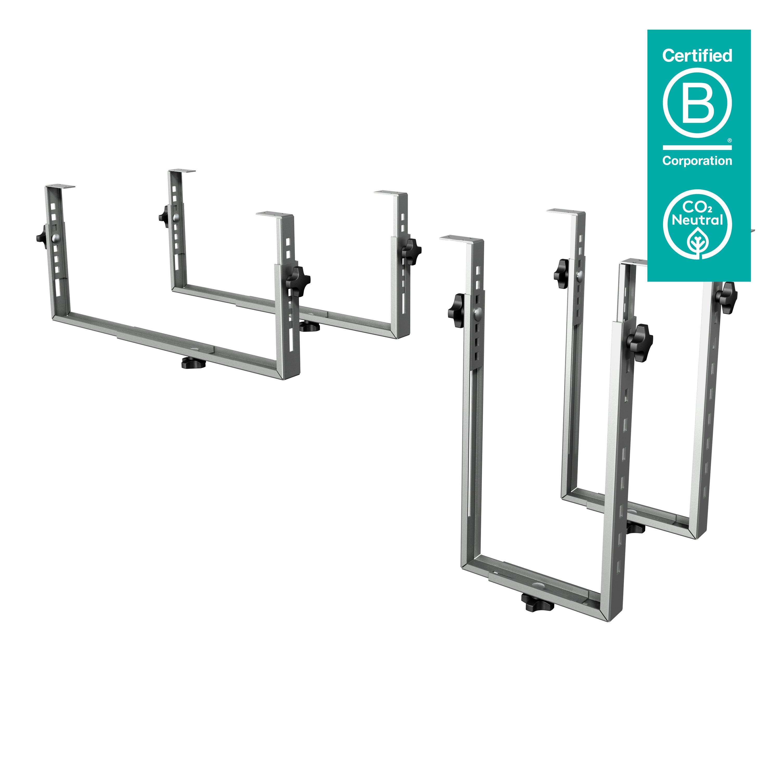 DATAFLEX Support UC Horizontal/Vertical réglable - Alu 32182