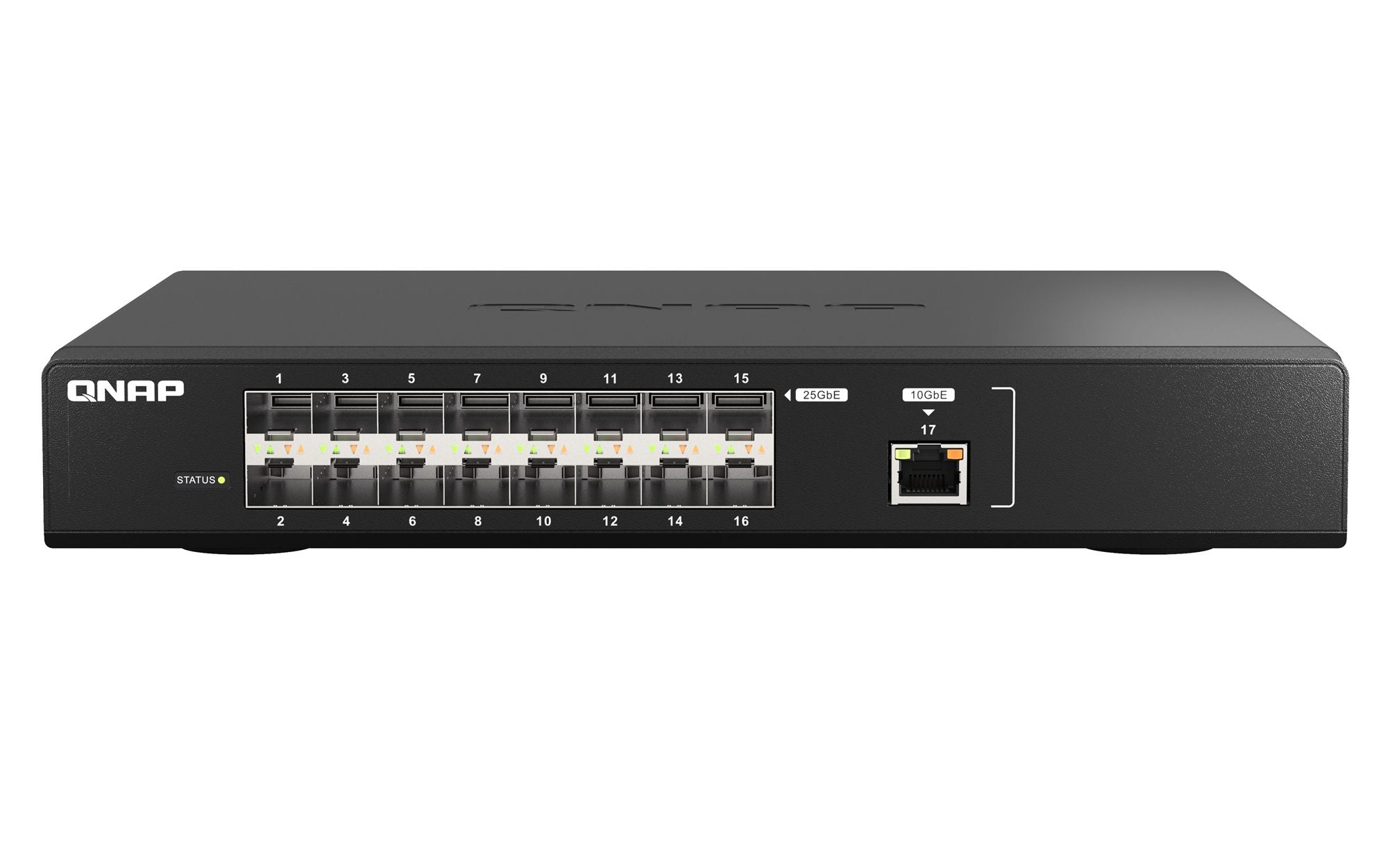 1x10GbE RJ45 16xGbE SFP28 web mgd sw RM