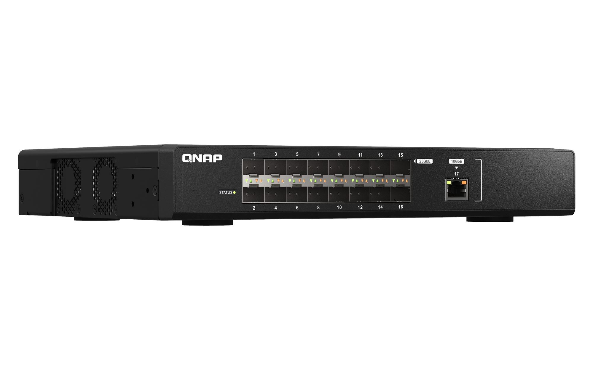 1x10GbE RJ45 16xGbE SFP28 web mgd sw RM