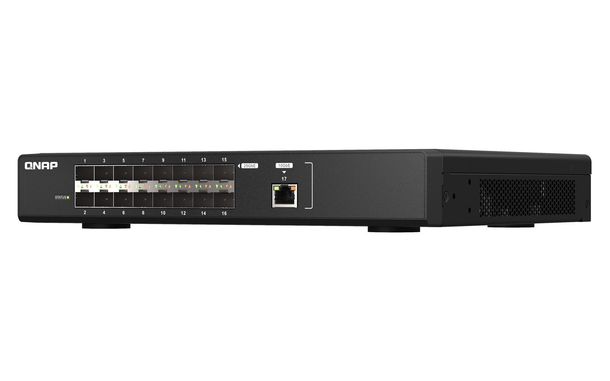 1x10GbE RJ45 16xGbE SFP28 web mgd sw RM