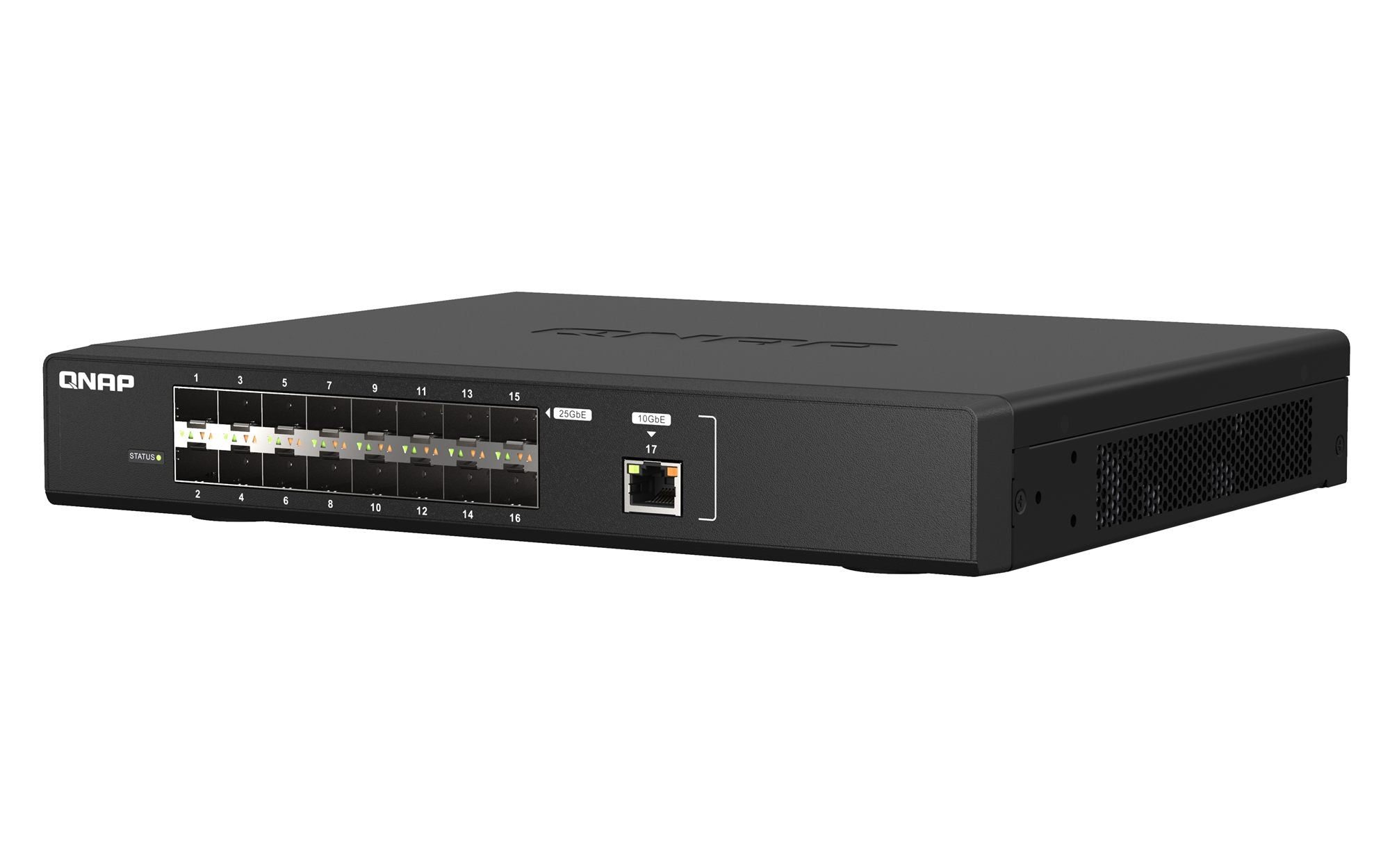 1x10GbE RJ45 16xGbE SFP28 web mgd sw RM