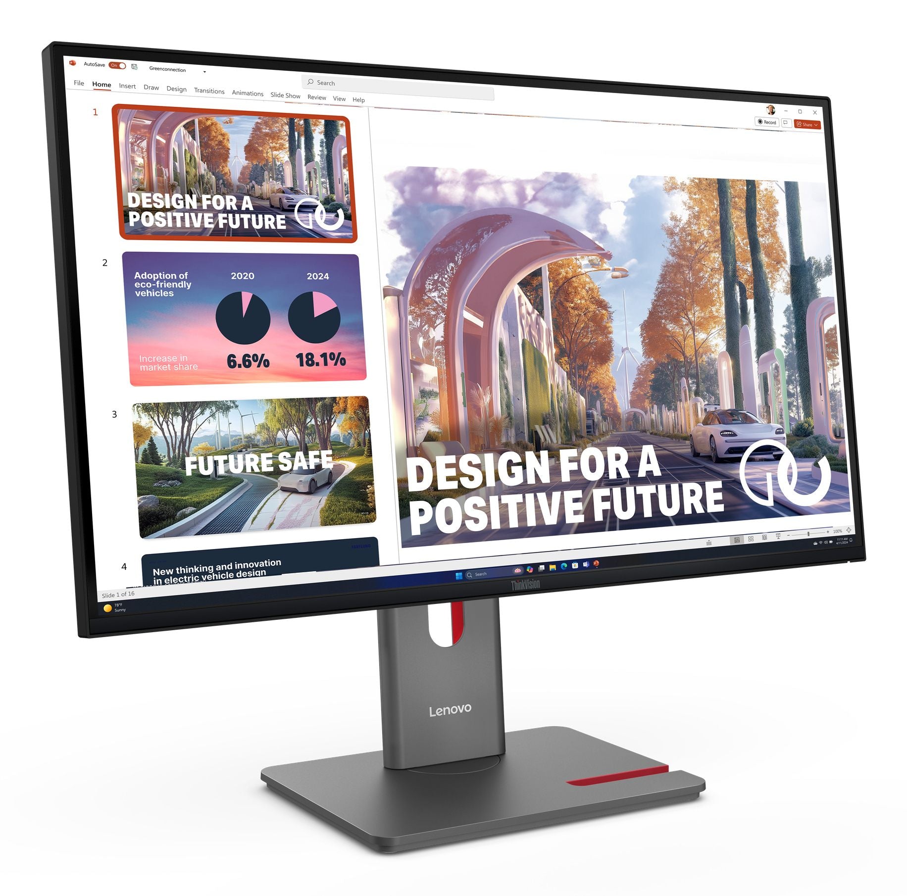 LENOVO ThinkVision P27QD-40 27p Monitor HDMI