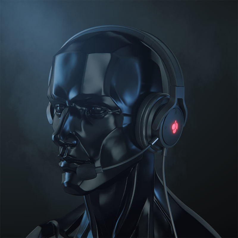CHERRY Casque HC 2.2 filaire USB noir