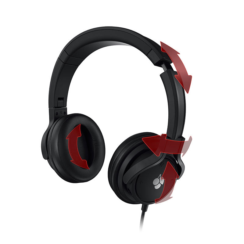 CHERRY Casque HC 2.2 filaire USB noir