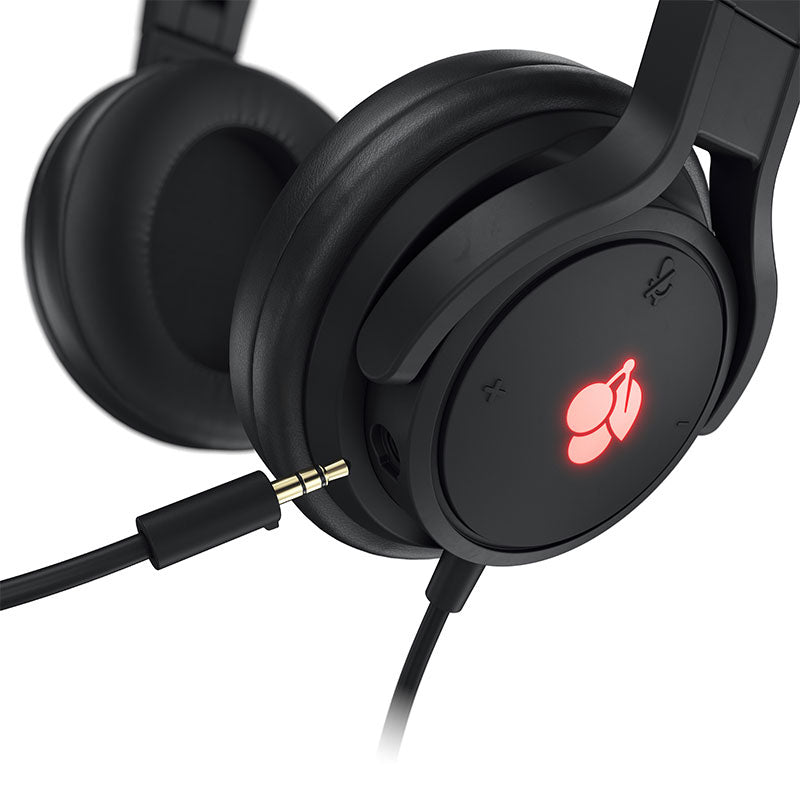 CHERRY Casque HC 2.2 filaire USB noir