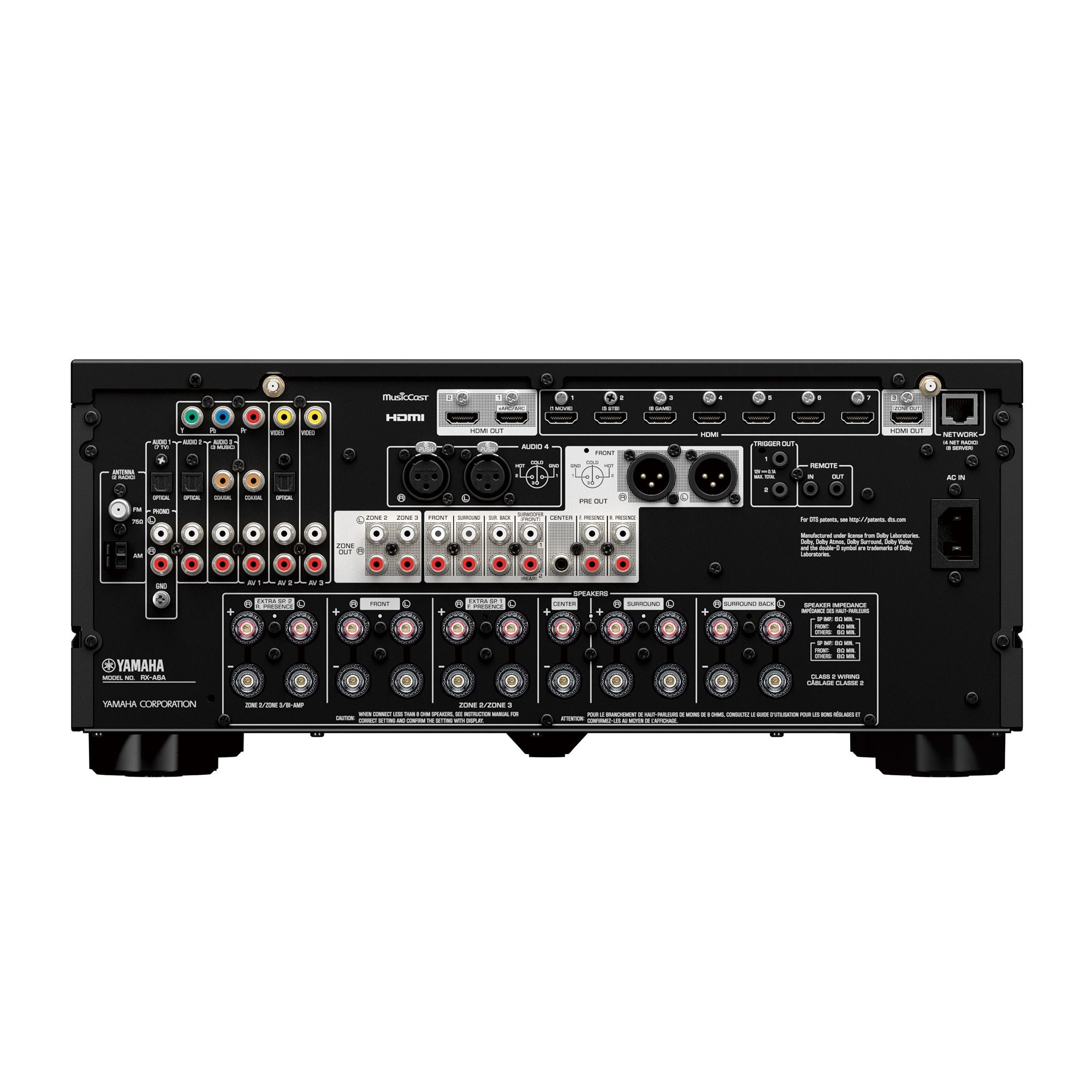 YAMAHA- Ampli home-cinéma RX-A6A BL