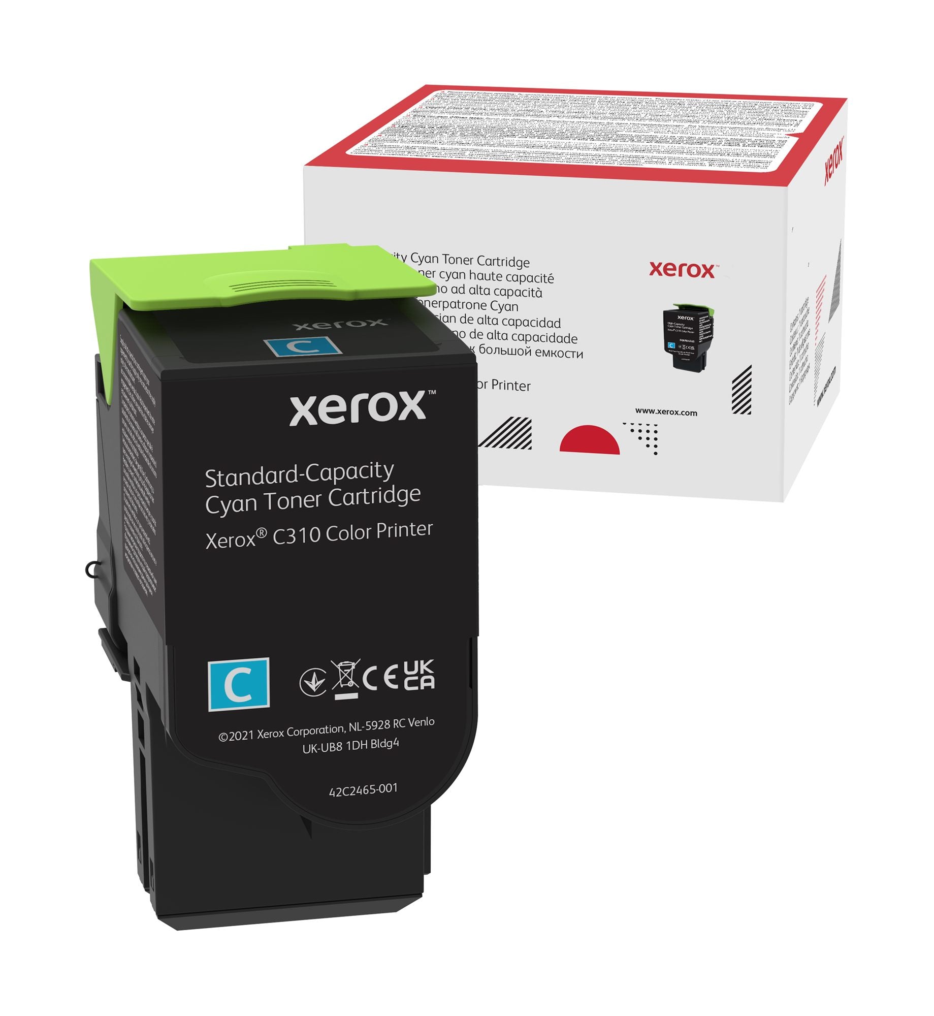 XEROX C310/C315 Cyan Standard Capacity Toner Cartridge 2000 pages