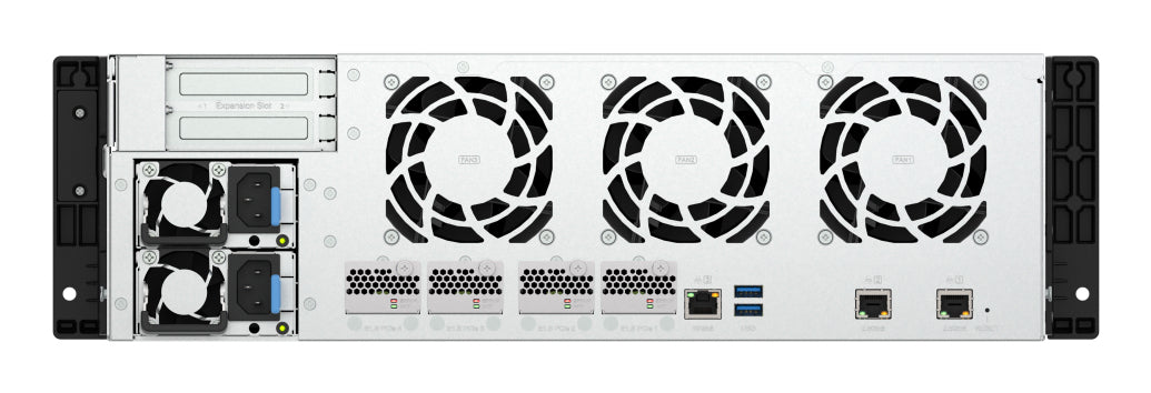 3U short-depth Rackmount NAS 12x3.5"&4