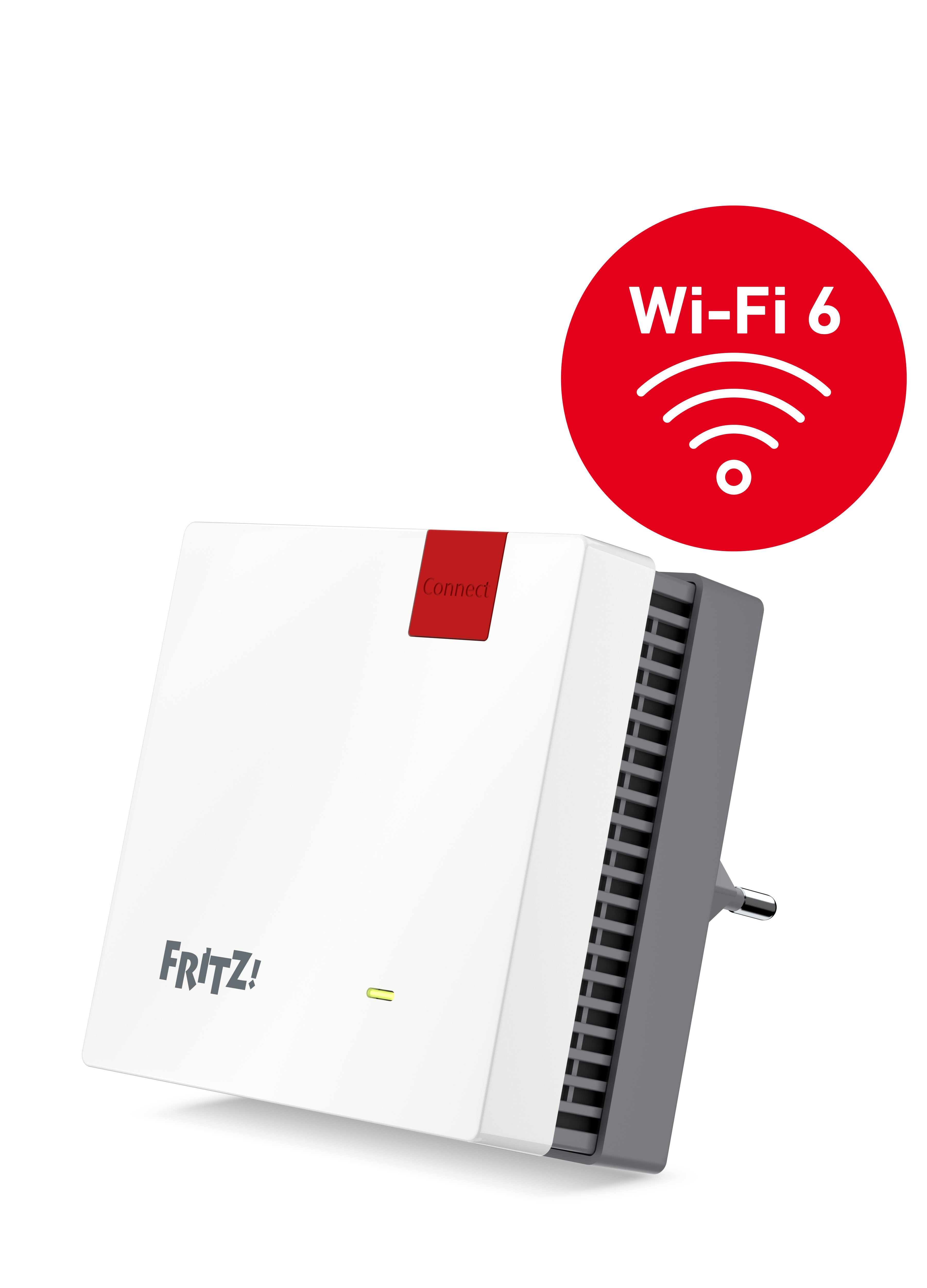 FRITZ!Repeater 1200 AX 3000 Mbit/s Ethernet/LAN Wifi Blanc 1 piece(s)