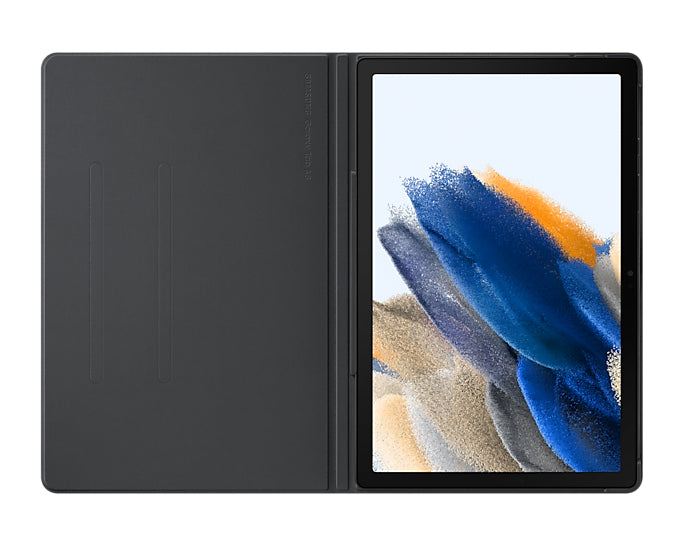 Samsung EF-BX200 - Étui à Rabat Pour Samsung Galaxy Tab A8 (Gris Foncé) - Emballage Original