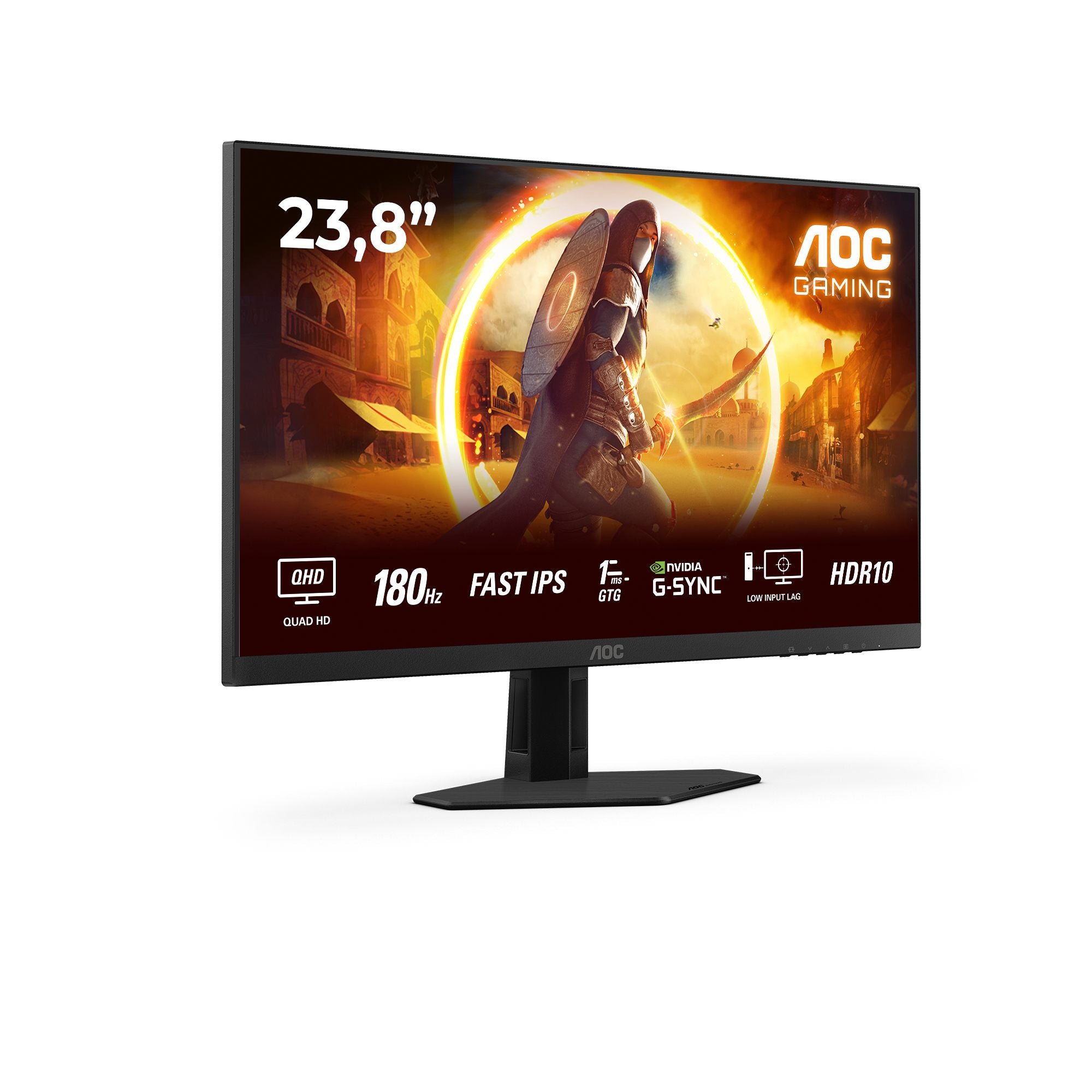 AOC Q24G4RE 23.8p Fast IPS QHD 180Hz 300cd/m2 1ms HDMI2.0 DP1.4