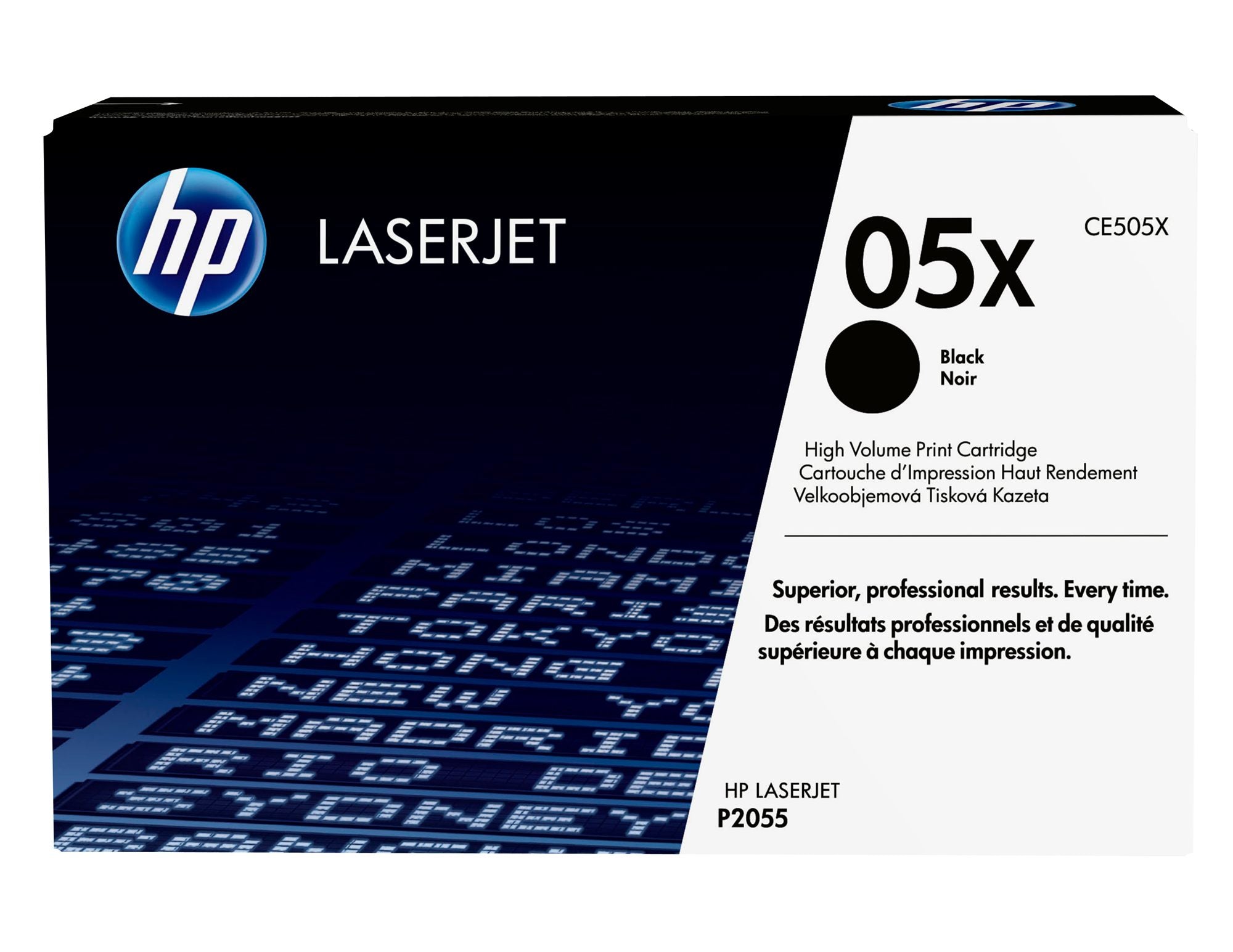 HP 05X original LaserJet Toner cartridge CE505X black high capacity 6.500 pages 1-pack Smart Printing Technology