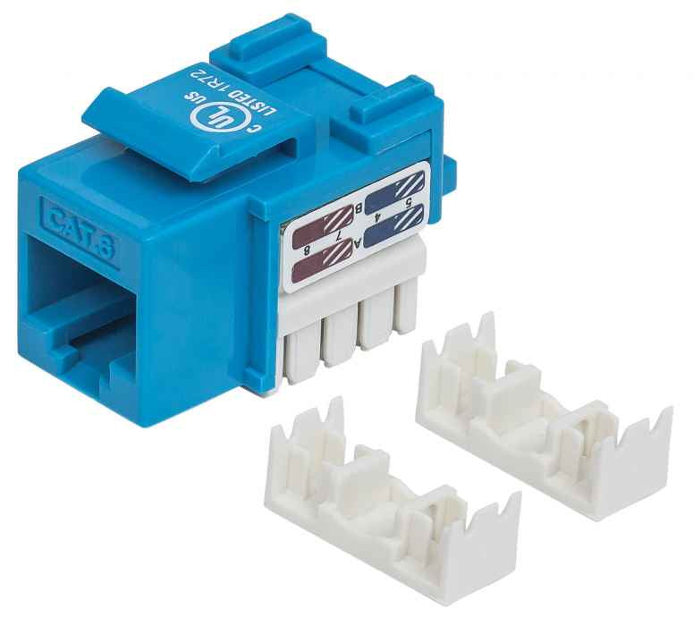 Intellinet 210737 Module keystone C6 UTP bleu