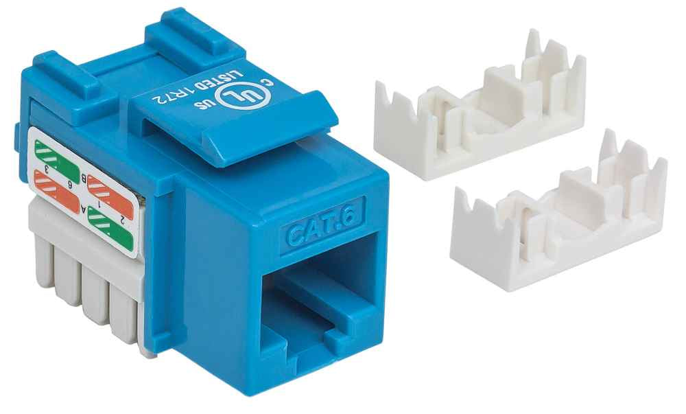 Intellinet 210737 Module keystone C6 UTP bleu