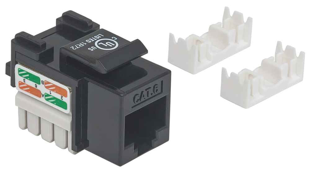 Intellinet 210720 Module keystone C6 UTP noir