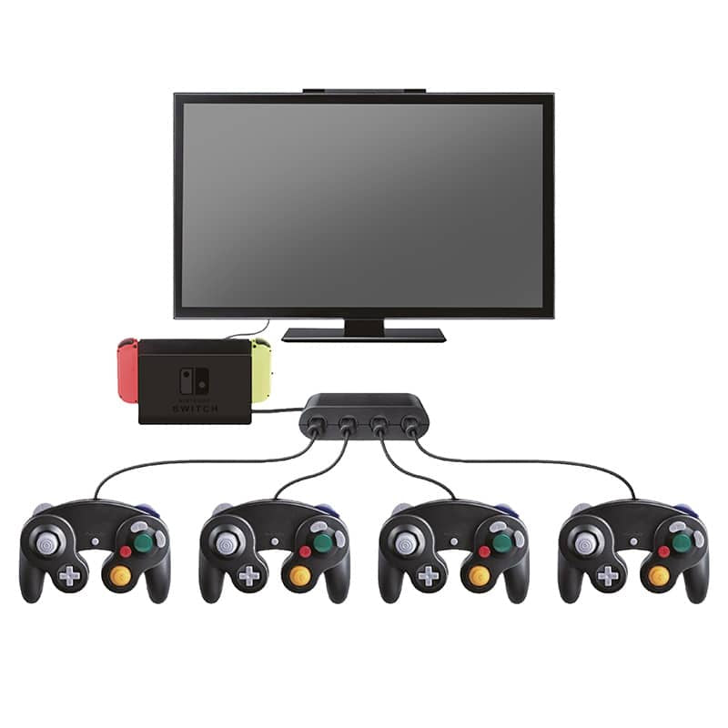STEELPLAY - GAMECUBE CONTROLLERS ADAPTER SWITCH
