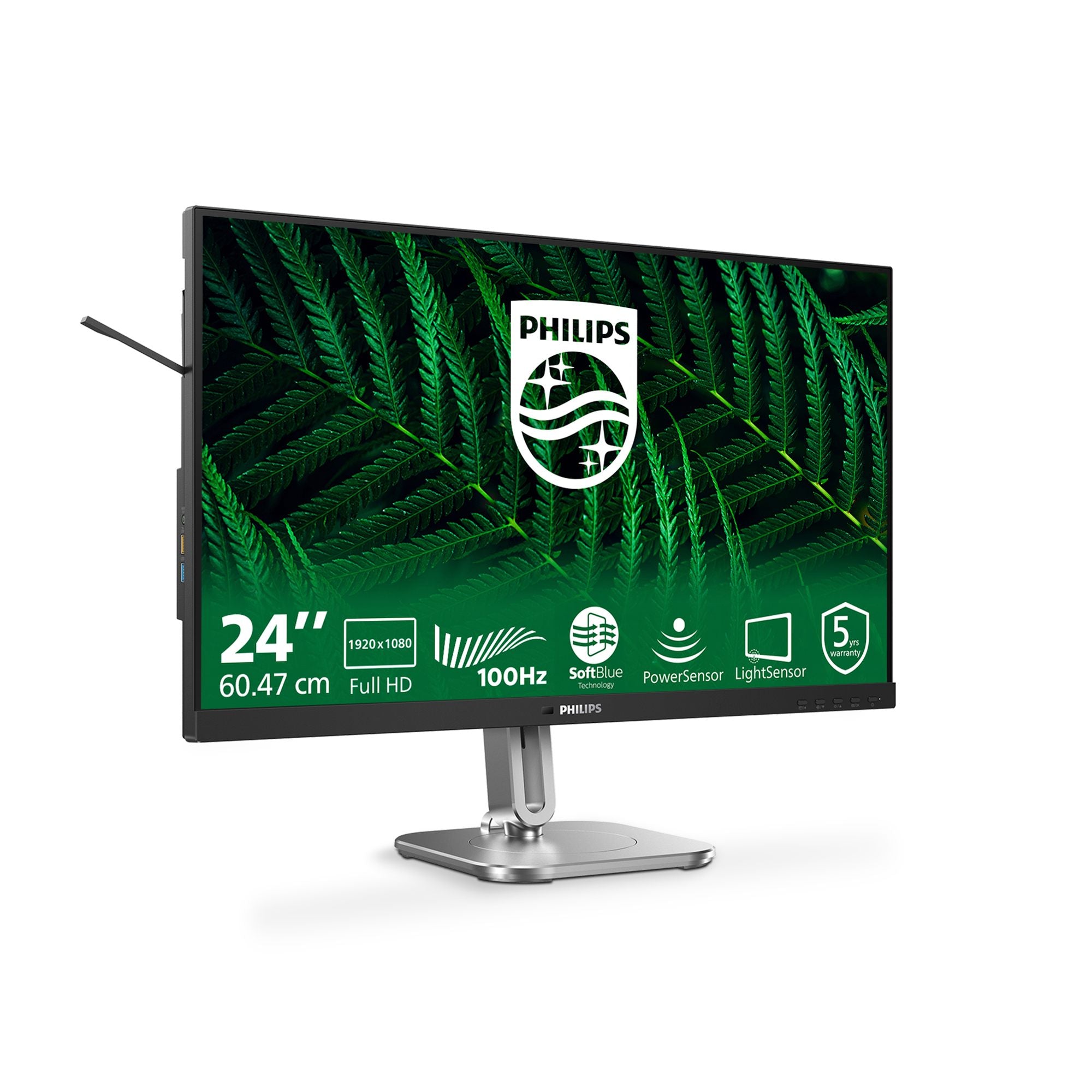 PHILIPS 24B2G5200/00 Ecran 23.8p FHD IPS 75Hz D-SUB HDMI 1.4 DP 1.2