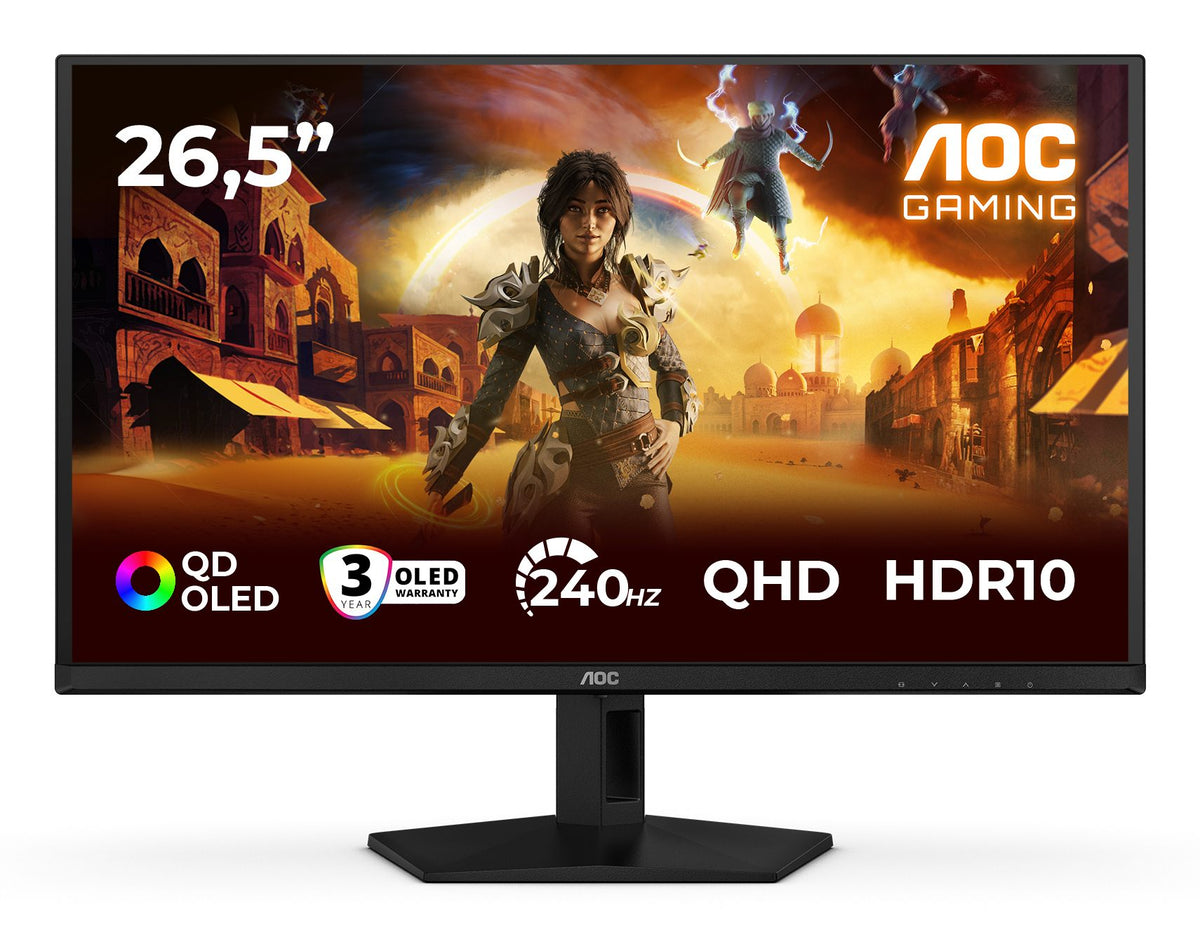 AOC Q27G41ZDF 27p QD-OLED 240Hz 0.3ms 400cd/m2 HDMI 2.0 DP1.4