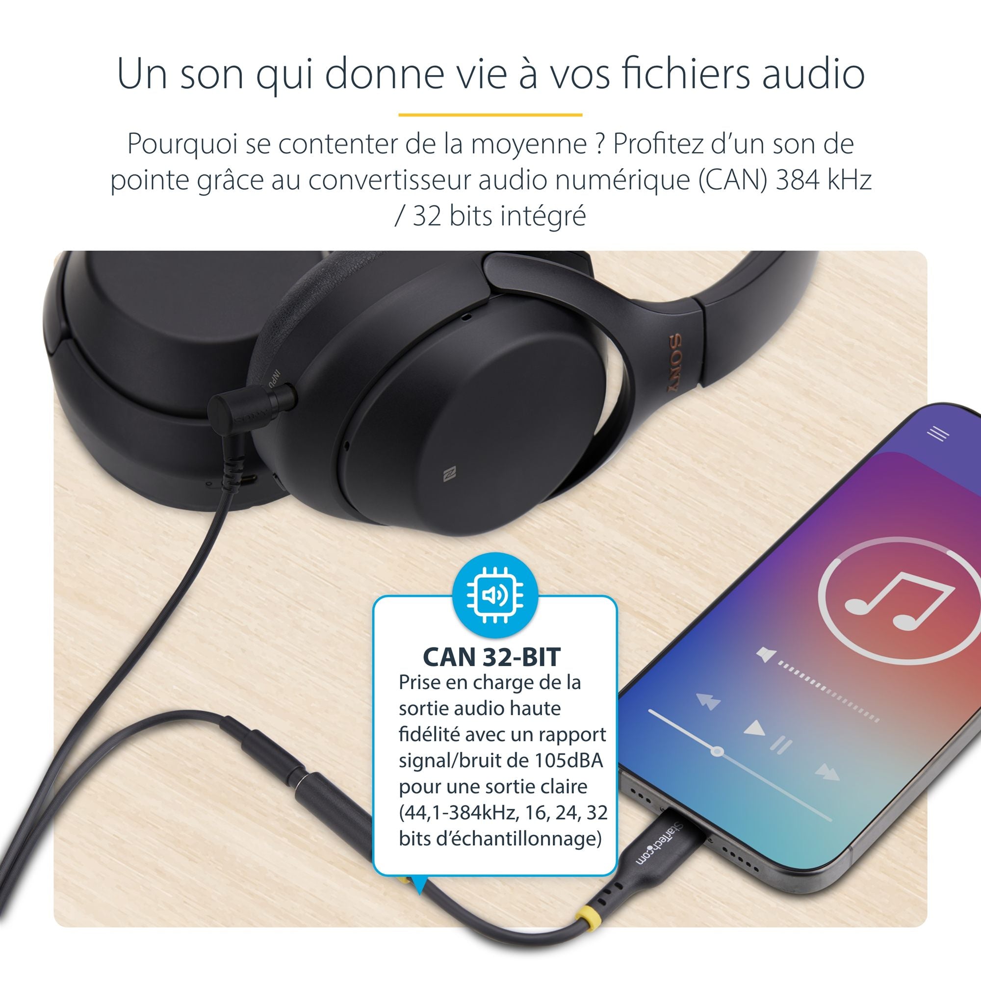 USB-C Audio Adapter to 3.5mm TRRS Jack