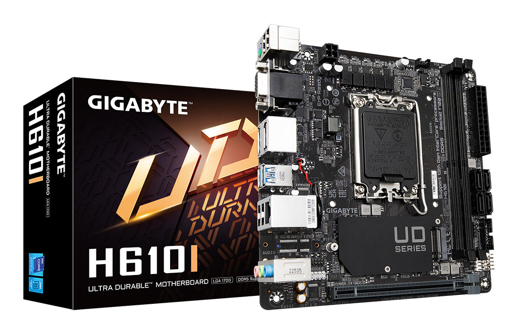 GIGABYTE H610I carte mere Intel H610 Express LGA 1700 mini ITX