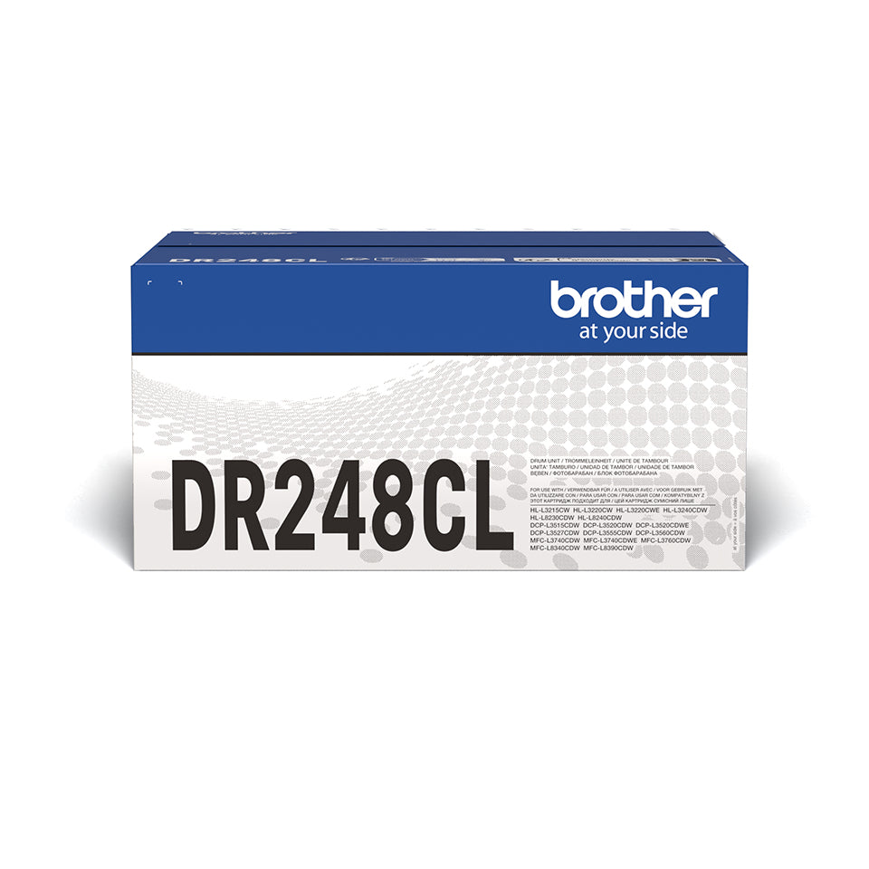 BROTHER DR248CL DRUM PACK FOR FCL 1x BK/C/M/Y Prints 15.000 pages