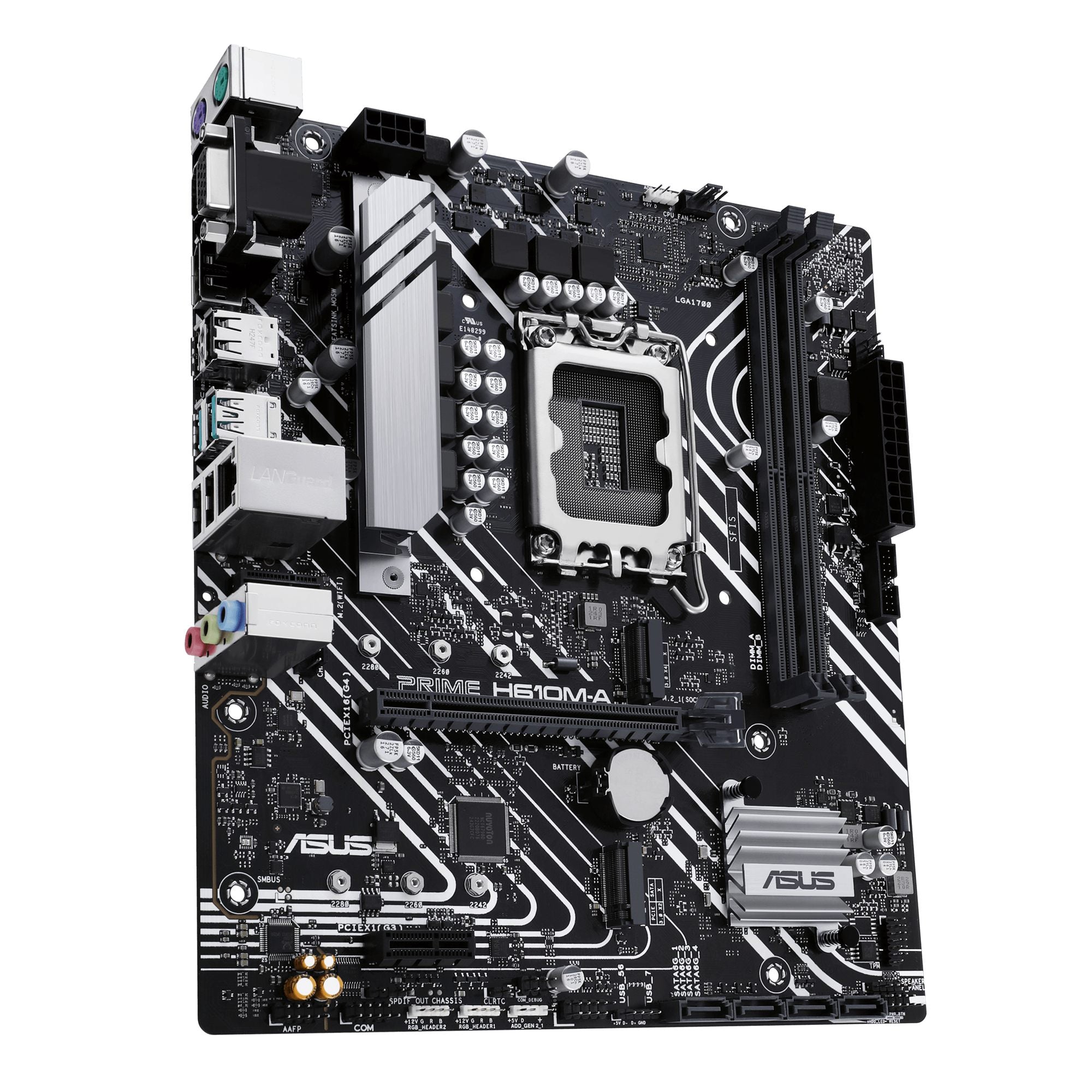 ASUS PRIME H610M-A-CSM LGA1700 2DDR5 microATX 4xSATA MB 1xHDMI 1xDP 1xD-Sub 2xM.2