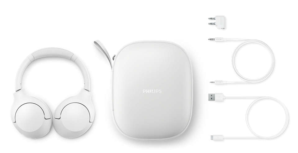 Philips TAH8506WT/00 casque Casques Sans fil Arceau Appels/Musique USB Type-C Bluetooth Blanc