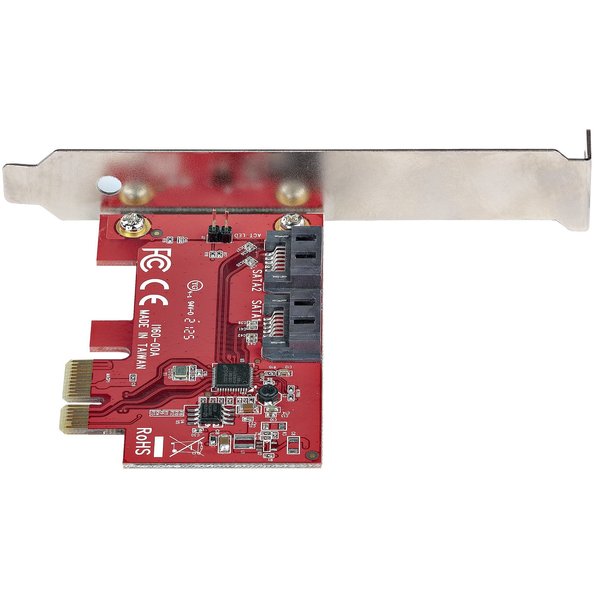 SATA PCIe Card 2 Ports 6Gbps Non-RAID